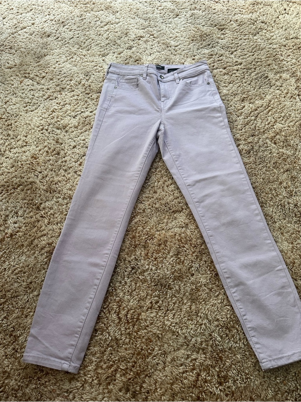Buffalo David Bitton Pastel Lavender Straight-Leg Jeans